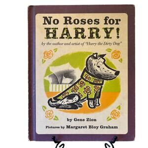 Vintage No Roses for Harry by Gene Zion, HC, BC Edition, 1980's